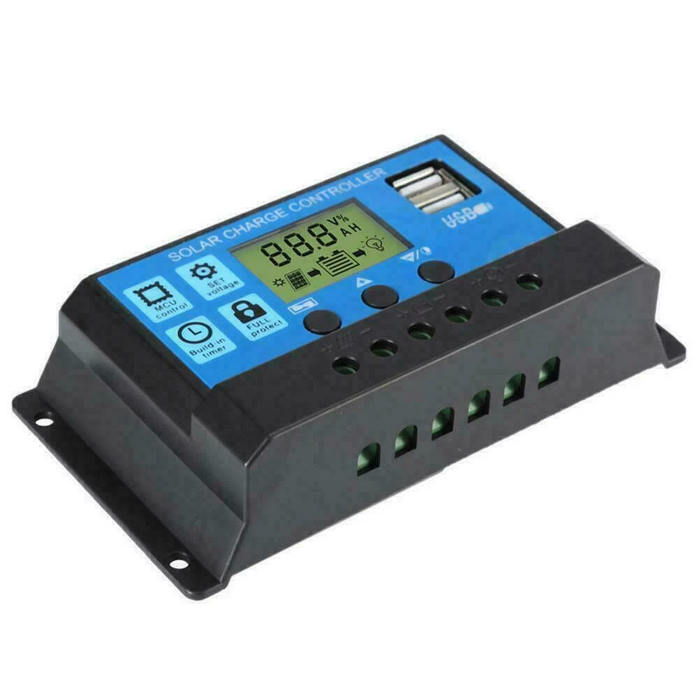 Pwm Charge Controller - PWM 20A 12/24V Regulator Zonne-laadregelaar Zonnepaneel