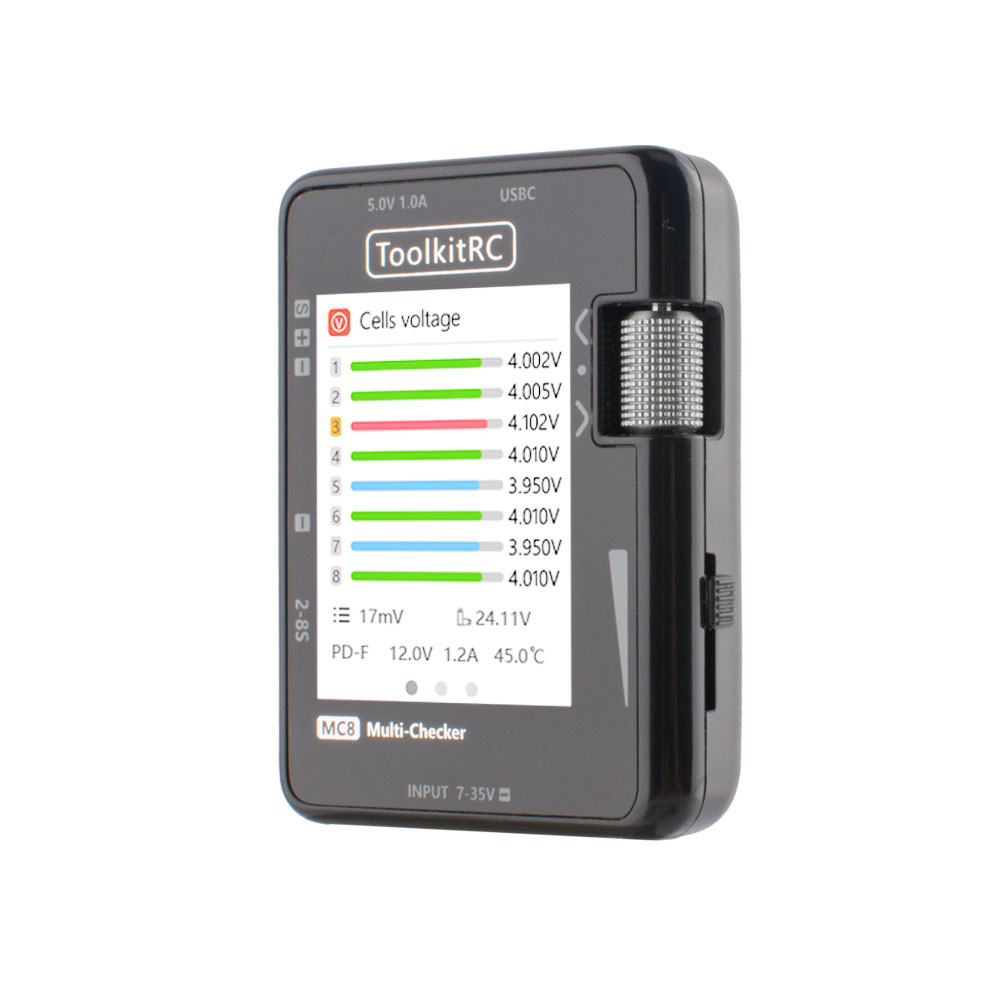 ToolkitRC MC8 SC100 Mini Cell  - Pwm Charge Controller recensie en prijs