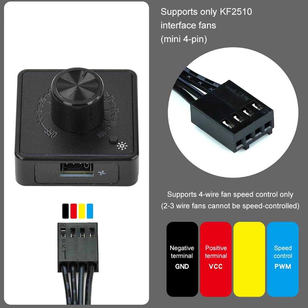 4Pin PWM Fan Gouverneur Snelhe - Pwm Charge Controller recensie en prijs