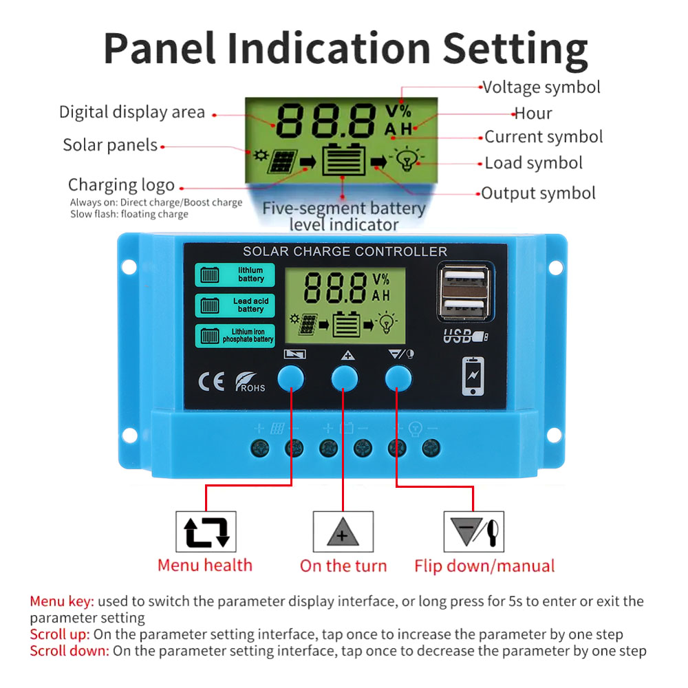 Solar Controller 30A Solar Laa - Pwm Charge Controller recensie en prijs